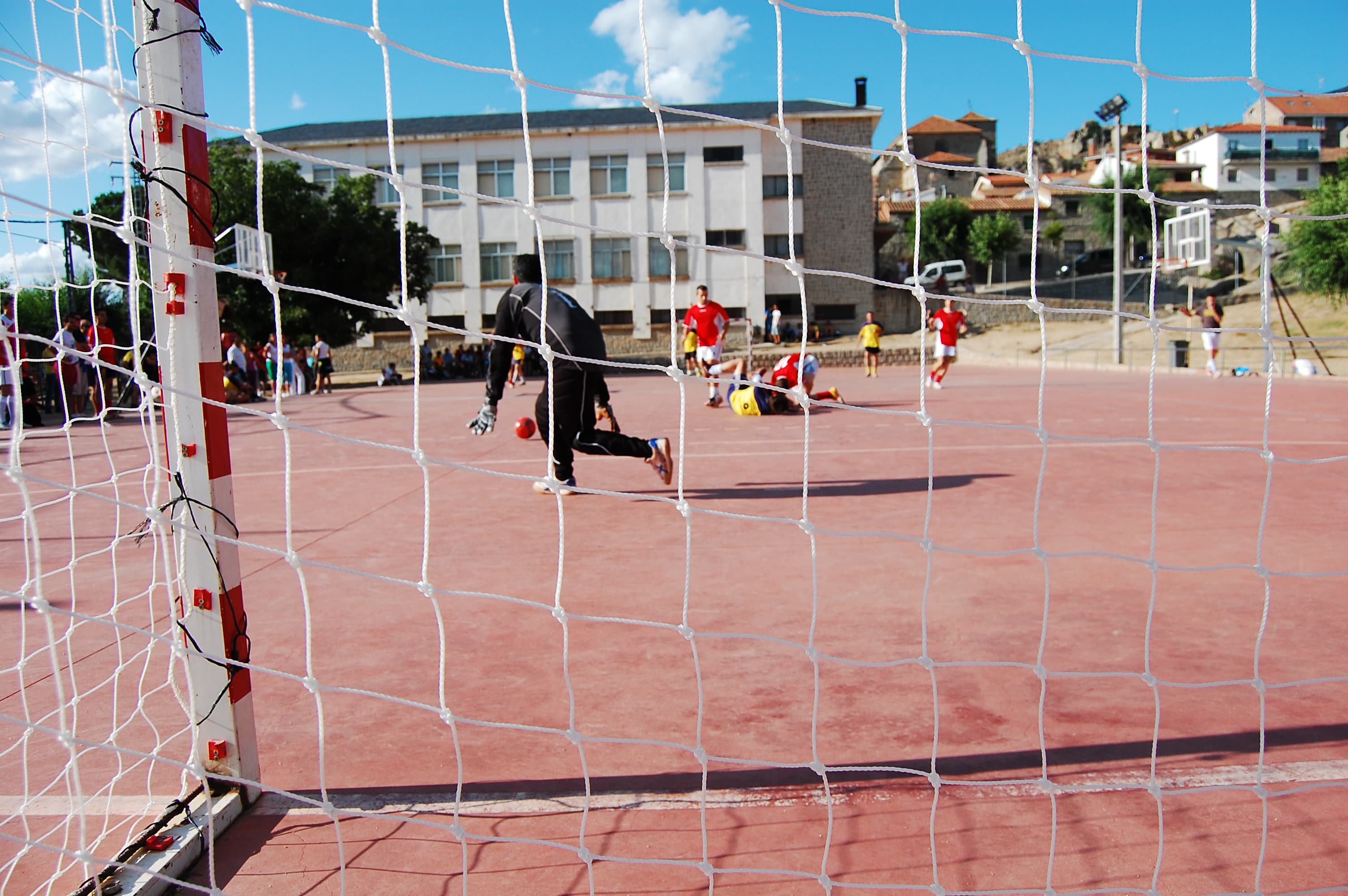 Campeonato de fútbol durante las fiestas