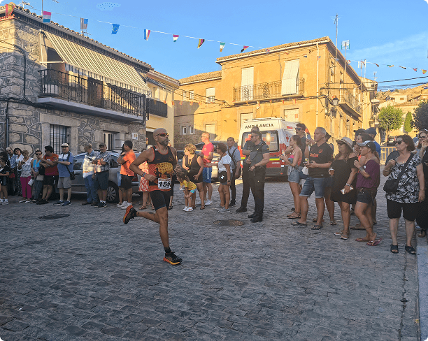 Participantes en la maratón del pueblo