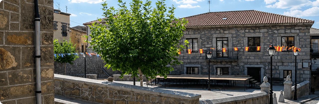 Vista del municipio de San Bartolomé de Pinares