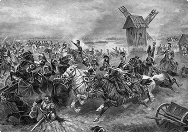 Grabado de la guerra de la Independencia