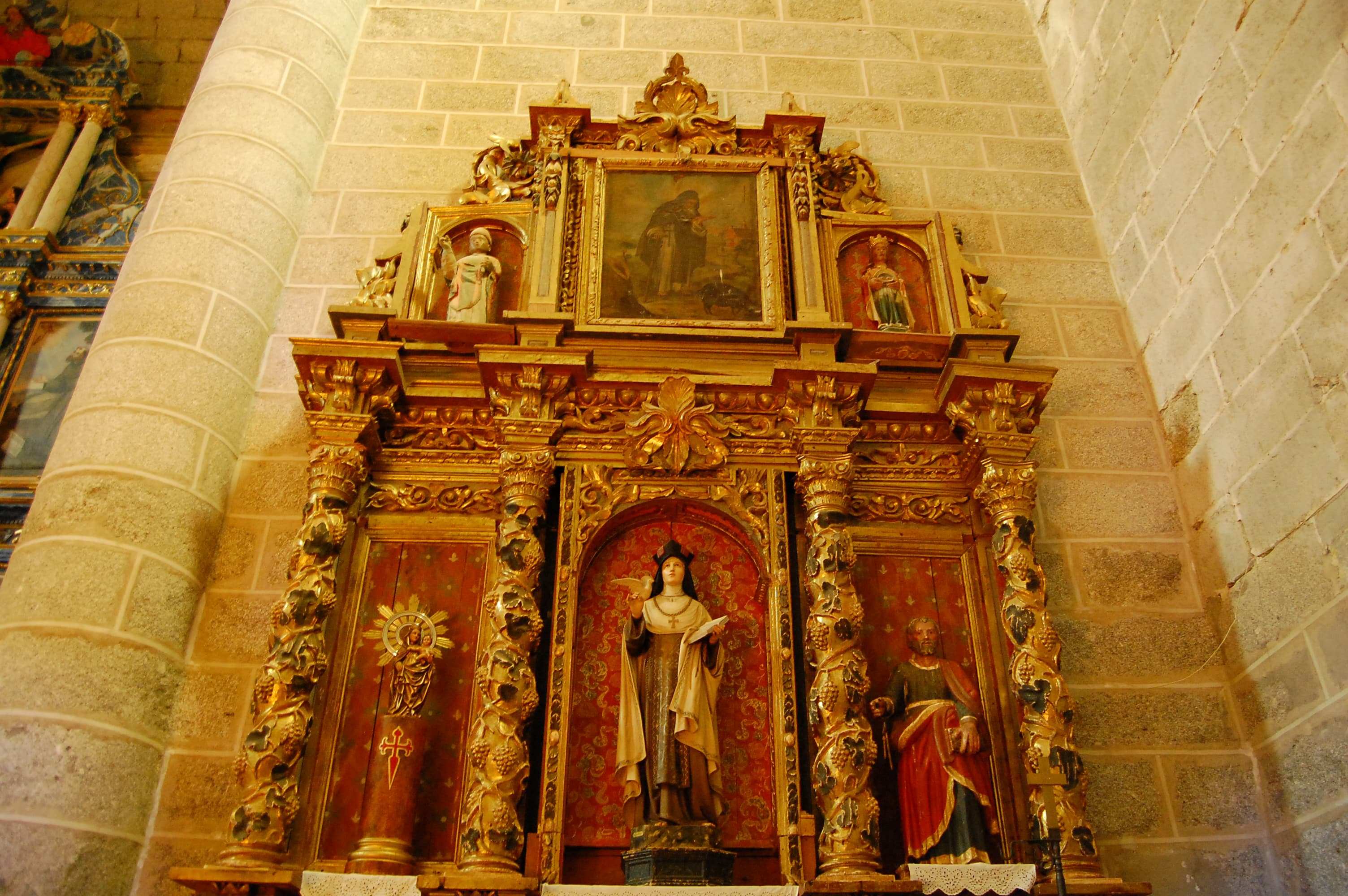 Retablo mayor de la iglesia